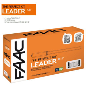 Kit Automazione Per Cancello a Battente FAAC LEADER KIT 230V PERFECT 105911