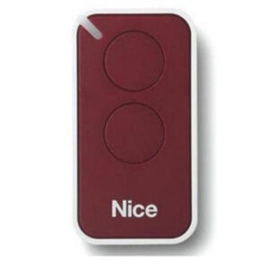 Trasmettitore Telecomando Radiocomando INTI 2 CH Red Rosso NICE INTI2R Originale
