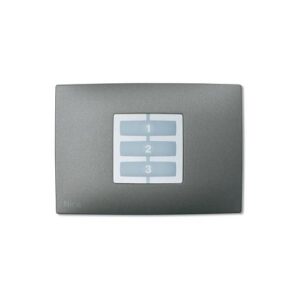 Placca a Parete Rettangolare Grafite Confezione 10pz NICE OPLA WRG