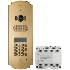 Kit Patavium 2F+ A/V Tastiera + Display Ottone VIMAR K41641