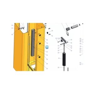 Tappo Copri Sblocco LBAR M5BAR M3BAR M7BAR Ricambio Originale NICE PPD2157.4540