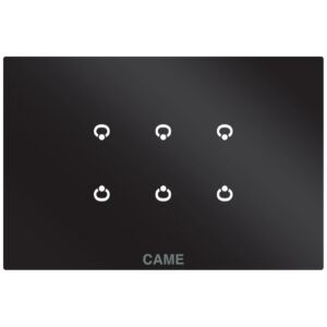 Modulo 6 Ingressi Su Placca Nera CAME BPT OH/6ITC BK 67600490
