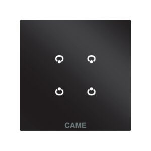 Modulo 4 Ingressi Su Placca Nera CAME BPT OH/4ITC BK 67600540