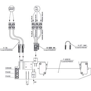 Circuito Finecorsa 008 Pcb 15A Per Titan Ricambio Originale ACM 51240015