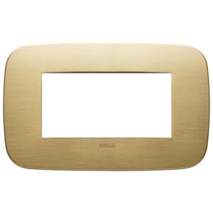 Placca Round 4M Ottone Spazzolato VIMAR 19684.12.01