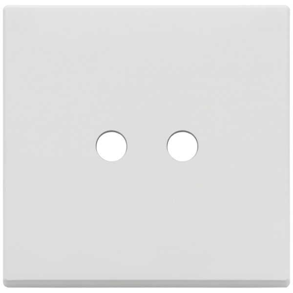 Placca 2Mx2 Tondo Bianco Matt VIMAR 22682.RN.2.01