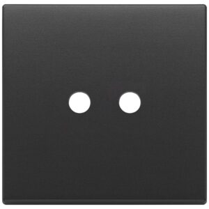 Placca 2Mx2 Tondo Grigio Antracite VIMAR 22682.RN.2.03