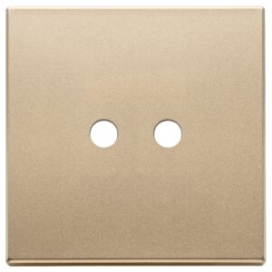 Placca 2Mx2 Tondo Oro Satinato VIMAR 22682.RN.2.88