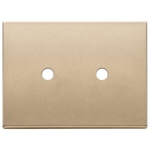 Placca 3Mx2 Tondo Oro Satinato VIMAR 22683.RN.2.88