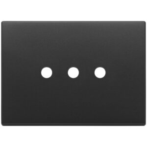 Placca 3Mx3 Tondo Grigio Antracite VIMAR 22683.RN.3.03