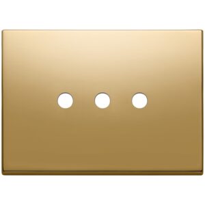Placca 3Mx3 Tondo Oro VIMAR 22683.RN.3.82