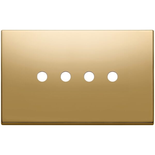 Placca 4Mx4 Tondo Oro VIMAR 22684.RN.4.82