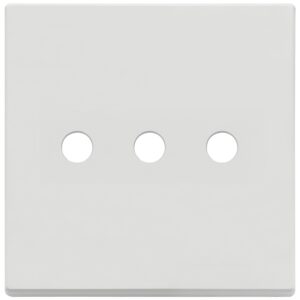 Placca 3Mx3 Bs Tondo Bianco Matt VIMAR 22685.RN.3.01