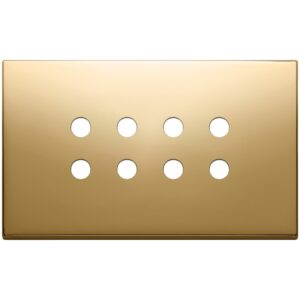 Placca 4Mx8 Tondo Oro VIMAR 22694.RN.82