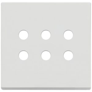 Placca 3Mx6 Bs Tondo Bianco Matt VIMAR 22695.RN.01