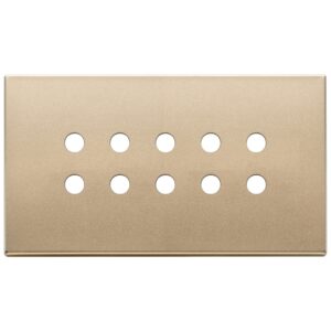 Placca 5Mx10 Bs Tondo Oro Satinato VIMAR 22699.RN.88