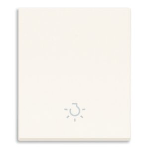 Tasto 2M Allineato Simbolo Luce Bianco VIMAR 31000.2LB