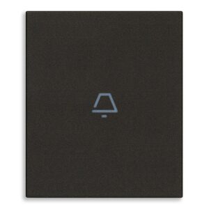Tasto 2M Assiale Simbolo Campanello Nero VIMAR 31000A.2CG
