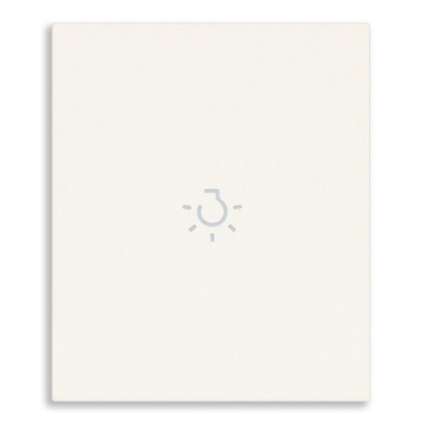 Tasto 2M Assiale Simbolo Luce Bianco VIMAR 31000A.2LB
