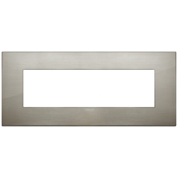 Placca Classic 7M Acciaio Spazzolato VIMAR 19657.08