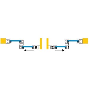 Ante 1M + 1F Corridoio L3000-H2520Mm S30 CAME  818XA-0068