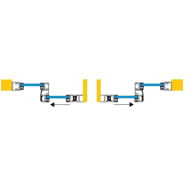 Ante 1M + 1F Corridoio L3000-H2520Mm S30 CAME  818XA-0068