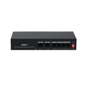 Switch Unmanaged 6 Porte (4 Poe 36 W) DAHUA PFS3006-4ET-36