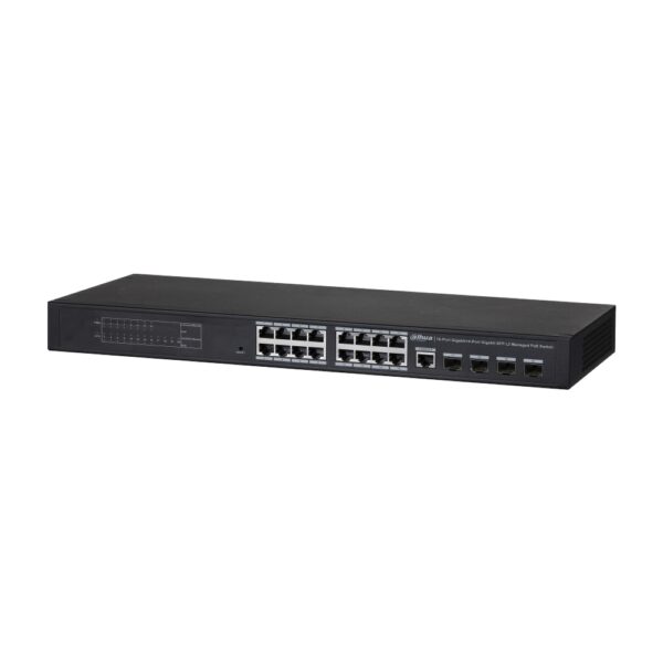 Switch L2 Managed 20 Porte G (16 Poe 240 W) DAHUA PFS4420-16GT-240