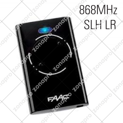 Trasmittente Telecomando Radiocomando 2 Canali Nera FAAC XT2 868 SLH LR 7870091