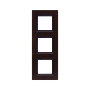 Placca Vera44 Legno Wenge' 2+2+2M AVE 44PL26WG