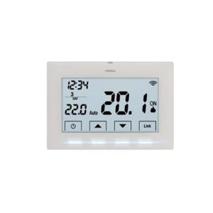 Cronotermostato Radio 3Vcc Bianco V001 PERRY ELECTRIC 1TXCR028WIFI
