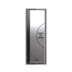 Pulsante Rettangolare a Gomito Inox DITEC ENTREMATIC PFP2 PMPFP2 Per Porta Automatica
