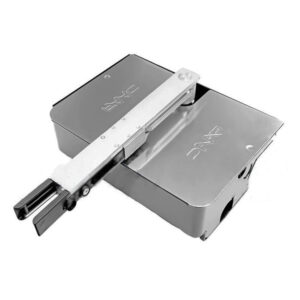 Cassetta Cassa Fondazione Acciaio Inox Motore 770N 770 Leva Sblocco FAAC 490110