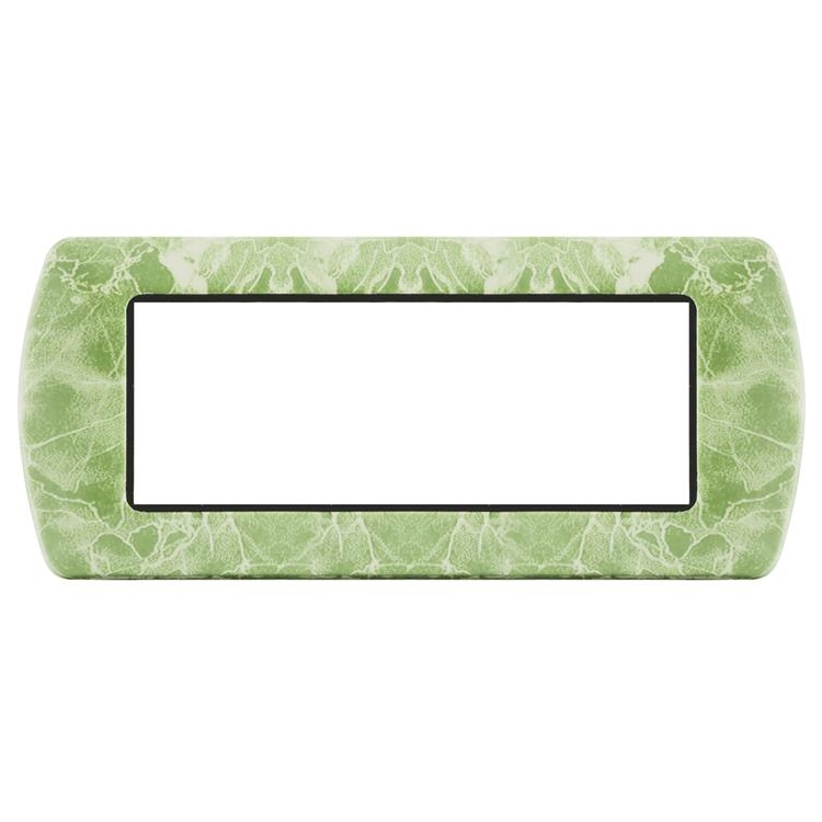 Placca Metallo T1 7P Marmo Verde MAPAM 8807-16