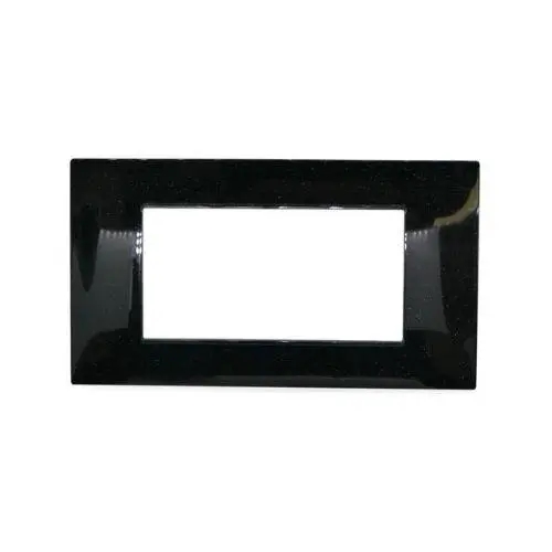 Placca Tecnopolimero T2 4P Nero Glitter MAPAM M6004-19