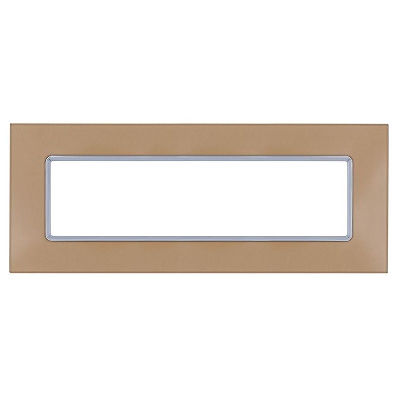 Placca Vetro T2 7P Oro MAPAM M6007BL-4