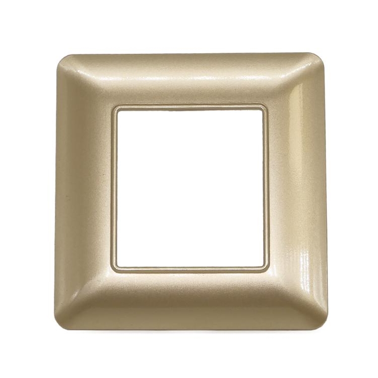Placca Tecnopolimero T3-Joy 2P Champagne MAPAM M5002-07 Compatibile Bticino Matix