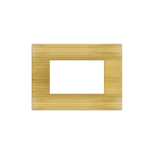 Placca Tecnopolimero Spazzolato T3-Joy 3P Oro MAPAM M5003SL-5 Compatibile Bticino Matix