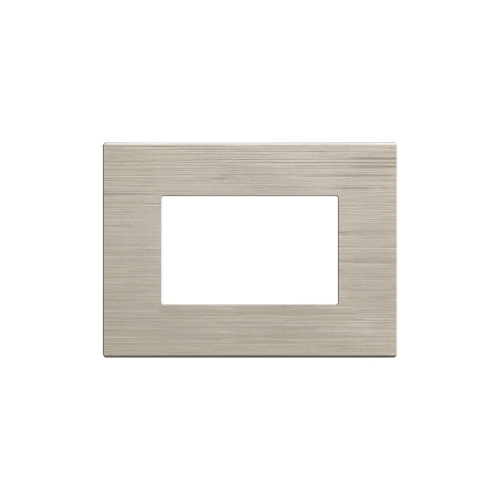 Placca Tecnopolimero Spazzolato T3-Joy 3P Sabbia MAPAM M5003SL-4 Compatibile Bticino Matix