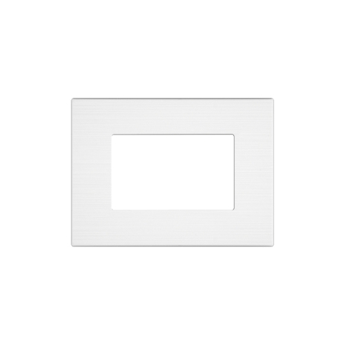 Placca Tecnopolimero Spazzolato T3-Joy 3P Bianco MAPAM M5003SL-1 Compatibile Bticino Matix