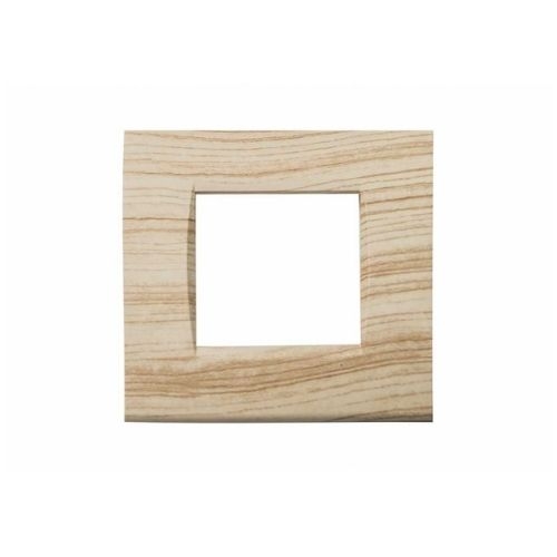 Placca Tecnopolimero T1-Art 2P Abete MAPAM 8002-17 Compatibile Bticino Living Light Tech International