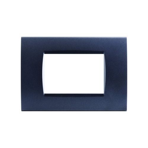 Placca Tecnopolimero T1-Art 3P Blu Navy MAPAM 8003-10 Compatibile Bticino Living Light Tech International