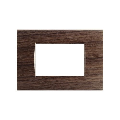 Placca Tecnopolimero T1-Art 3P Ciliegio MAPAM 8003-03 Compatibile Bticino Living Light Tech International