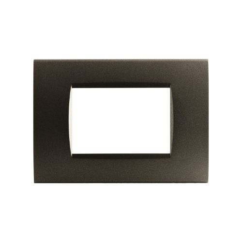 Placca Tecnopolimero T1-Art 3P Testa Di Moro MAPAM 8003-07 Compatibile Bticino Living Light Tech International