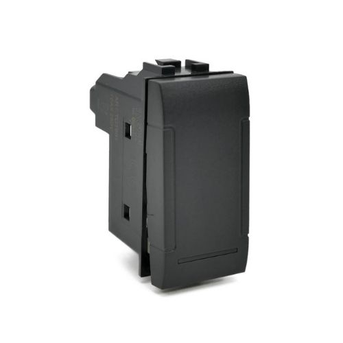 Interruttore Unipolare (16A-250V) T1-Art Nero MAPAM 801N Compatibile Bticino Living Light Tech International