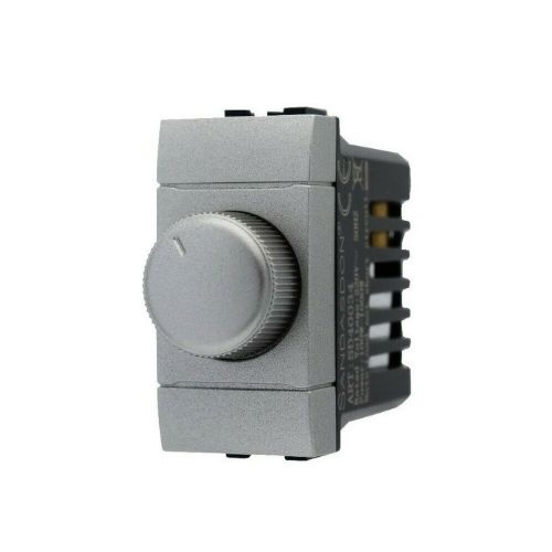 Interruttore Dimmer 500W T1-Art Alluminio MAPAM 806A Compatibile Bticino Living Light Tech International