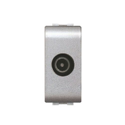 Presa Tv Derivata T1-Art Alluminio MAPAM 826A Compatibile Bticino Living Light Tech International