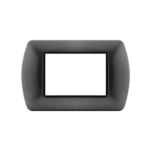Placca Metallo T1 3P Antracite MAPAM 8803-26
