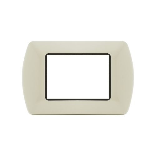 Placca Metallo T1 3P Panna MAPAM 8803-28