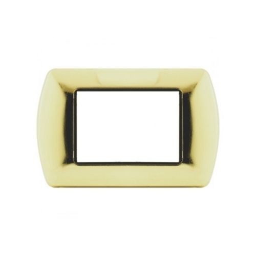 Placca Metallo T1 3P Oro MAPAM 8803-03